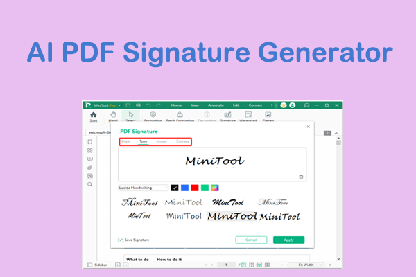 Create a Signature Efficiently with AI PDF Signature Generator