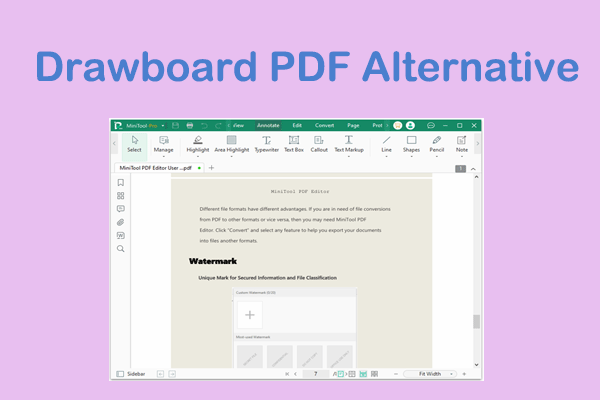 Best Drawboard PDF Alternative for You! Try It Now