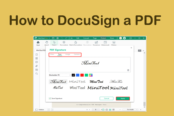 What Is DocuSign &amp; How to Use DocuSign to Sign a PDF?