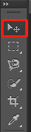 select the Move tool from the Photoshop Tool panel