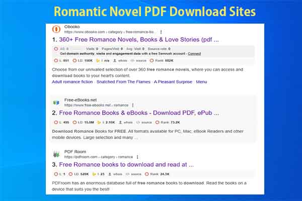 Romantic Novel PDF Download Sites | Read and Download PDF Books