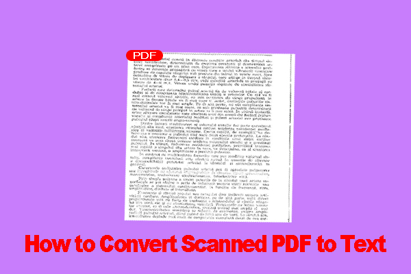 How to Convert Scanned PDF to Text on Windows [Ultimate Guide]