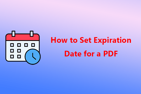 How to Set a PDF Expiration Date After a Certain Number of Days?