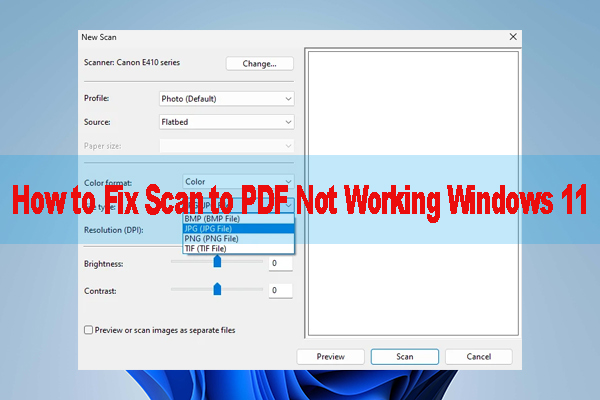 How to Fix Scan to PDF Not Working Windows 11? [3 Easy Ways]