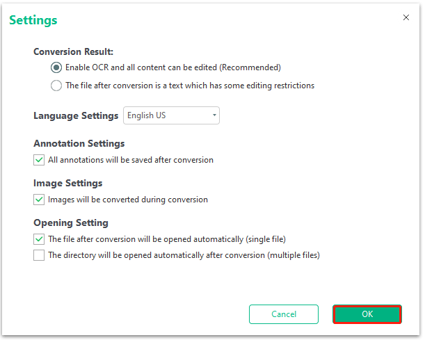 convert PDF to RTF using MiniTool PDF Editor