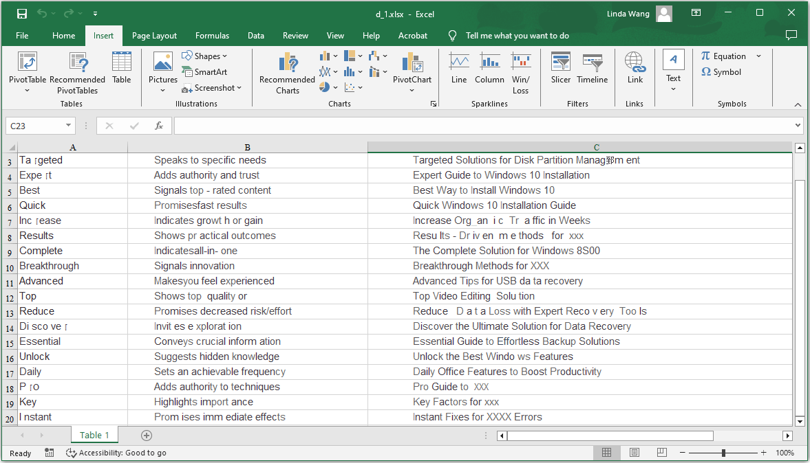 view the Excel file in Microsoft Excel