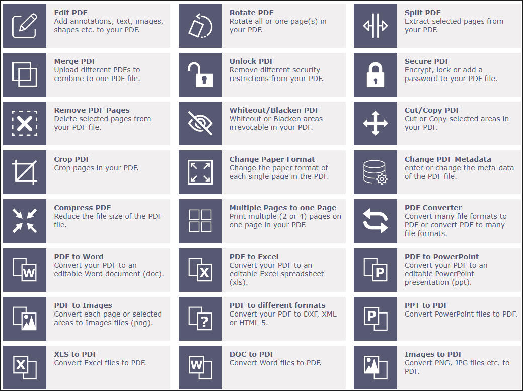 key features of PDFzorro