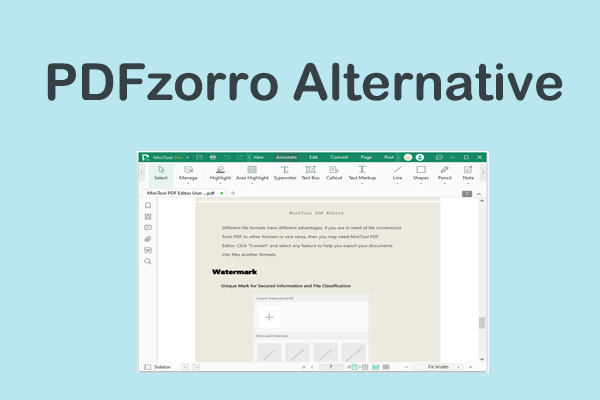 Best PDFzorro Alternative for You! Try It Now