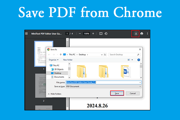 Top 4 Methods: How to Save PDF from Chrome