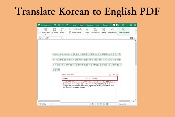 How to Translate Korean to English PDF – A Detailed Guide for You