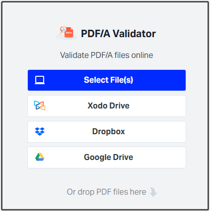 upload the PDF file