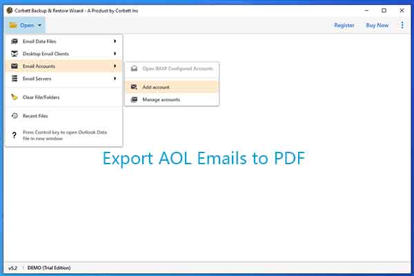 Export AOL Emails to PDF to Reduce Data Loss Risks