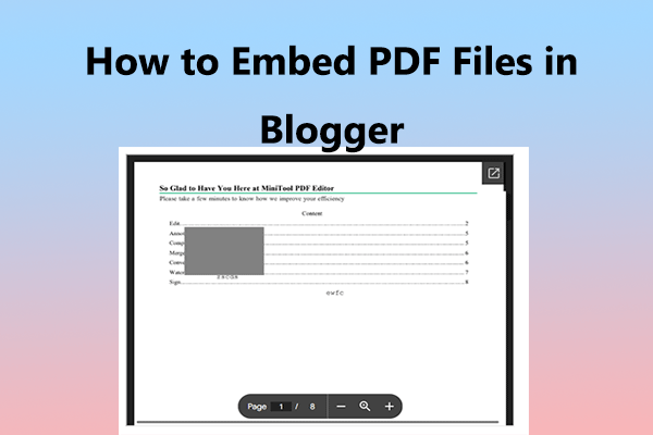 [Full Guide] How to Embed PDF Files in Blogger with Ease?