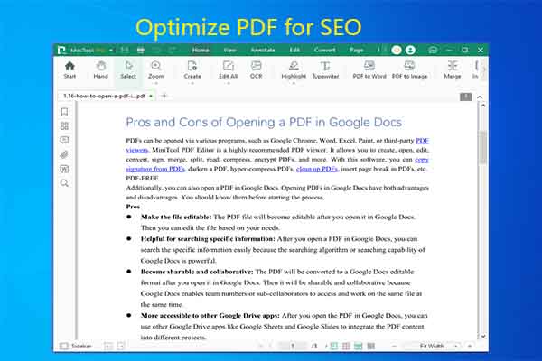 Find Guide to Optimize PDF for SEO (Search Engine Optimization)