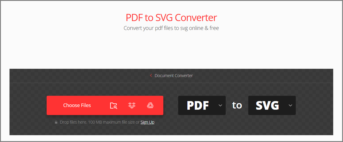 online PDF to SVG converter