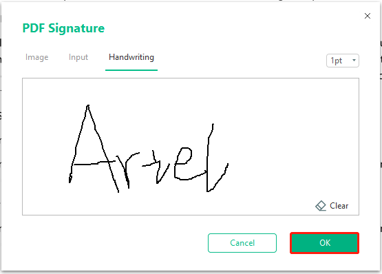 add signature to PDF using MiniTool PDF Editor