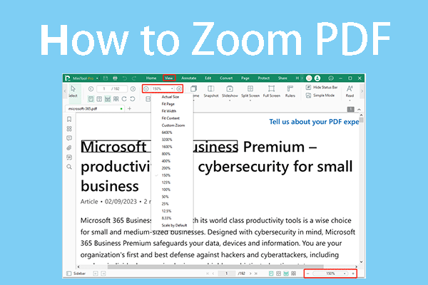 How to Zoom PDF Using Keyboards and Toolbar – A Full Guide!