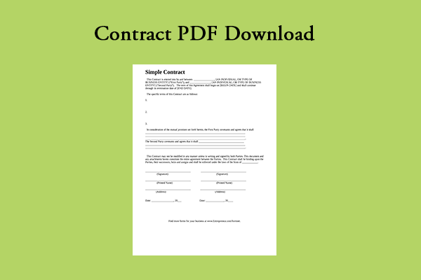 Looking for Free Contract PDF Download! Check Out These 3 Sites!