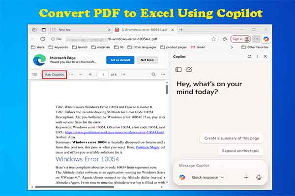 How to Convert PDF to Excel Using Copilot AI? Answered