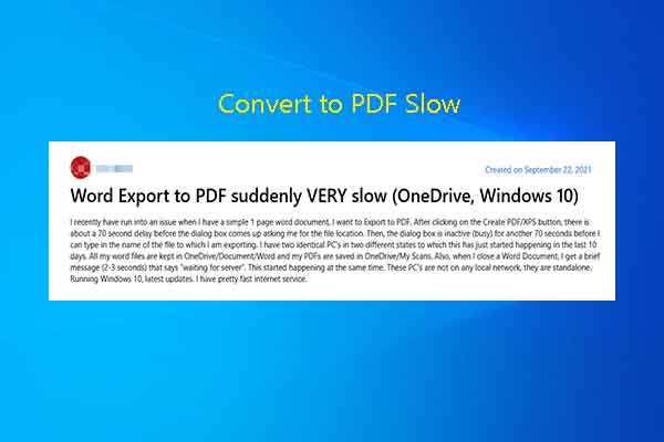 How to Get Rid of Convert to PDF Slow Issue Quickly