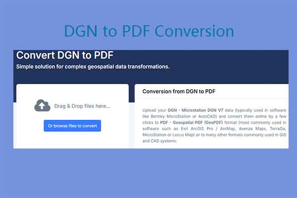 Perform DGN to PDF Conversion with These Tools