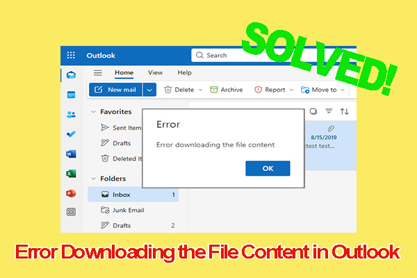 Error Downloading the File Content in Outlook Web? [Solved]