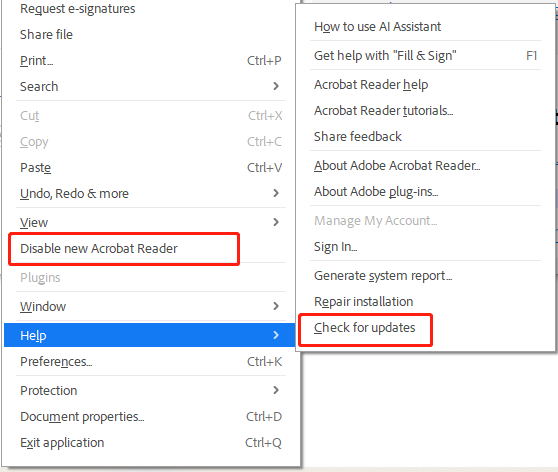 update Acrobat