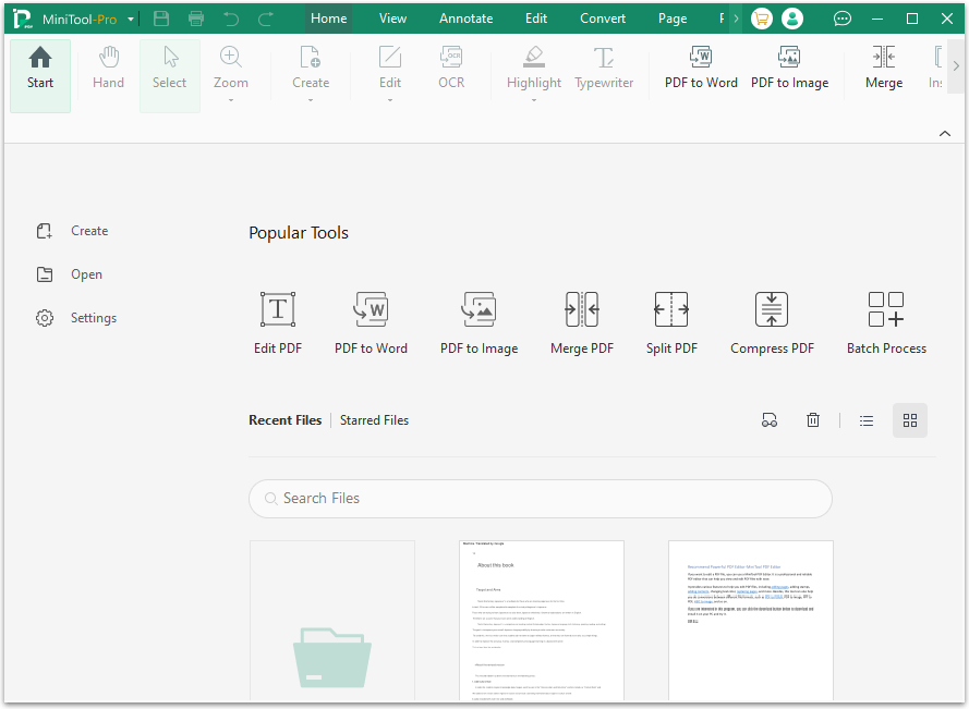 use MiniTool PDF Editor