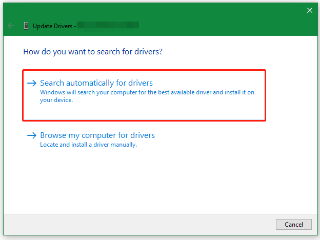 update printer driver automatically