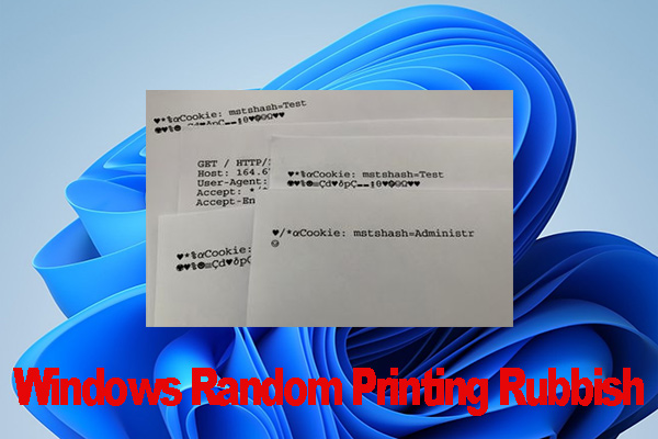 How Do I Fix Windows Random Printing Rubbish? [10 Ways]