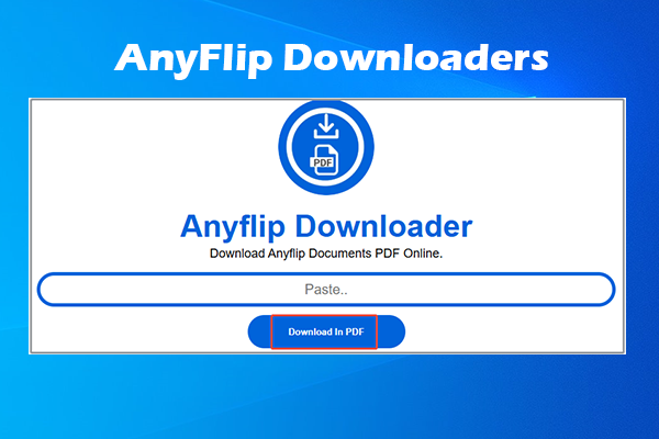 Download AnyFlip Books to PDF via AnyFlip Downloaders