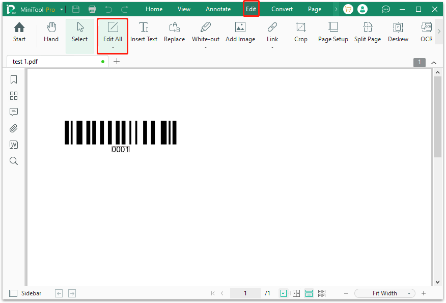 use MiniTool PDF Editor to view PDF file