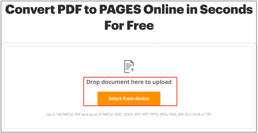upload the file to pdfFiller