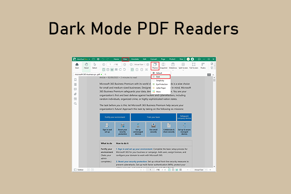 Top 4 Dark Mode PDF Readers You Should Know