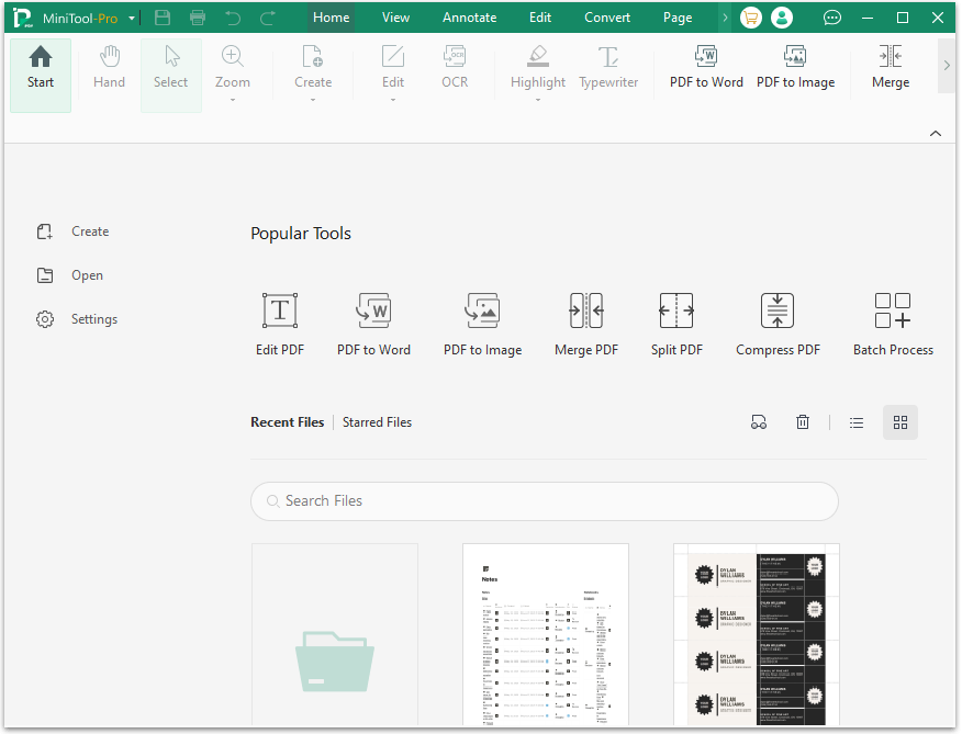 use MiniTool PDF Editor