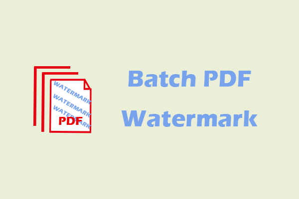 How to Batch PDF Watermark on Windows? A Step-by-Step Guide