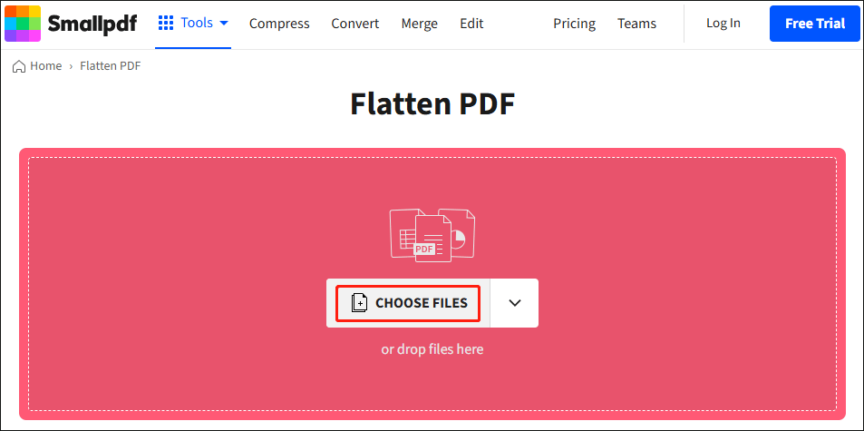 upload your PDF file