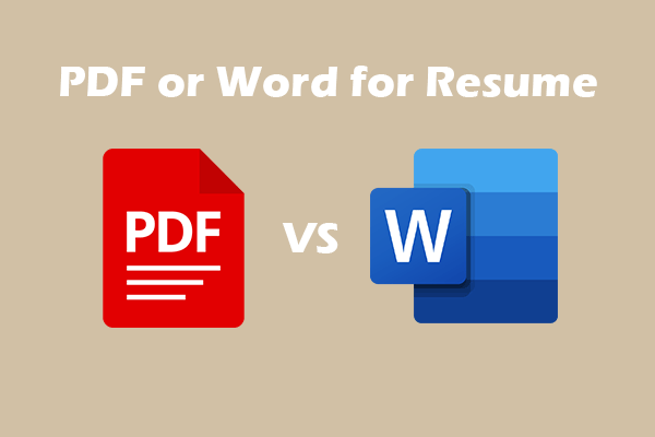 PDF vs Word Resume Formats: Which One Works Best?