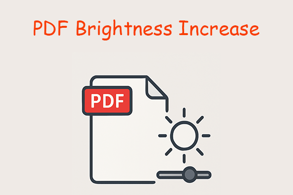 PDF Brightness Increase to Make Documents Clearer and Readable