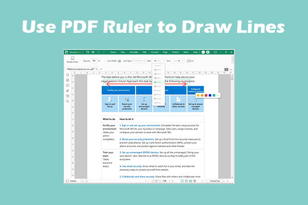 How to Draw Lines Using a PDF Ruler– 2 Approaches for You