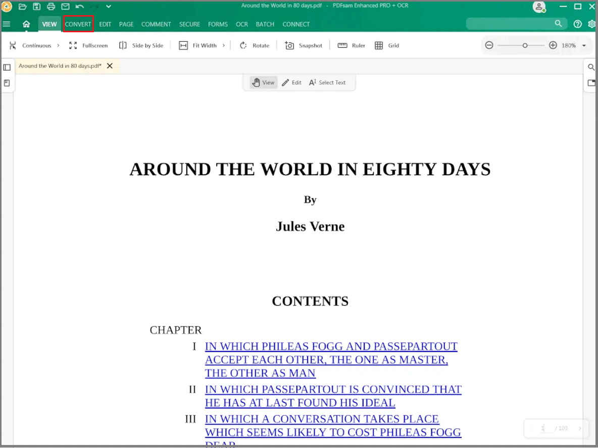 The PDFsam main interface with a lot of features.