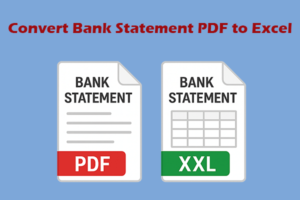 How to Import Data from Bank Statement PDF to Excel – 4 Methods
