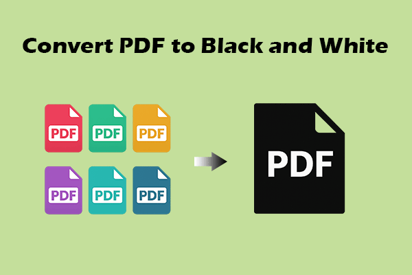 Top 4 Approaches to Make a PDF Black and White Easily