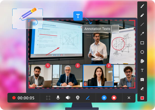 Annotate Screen While Recording