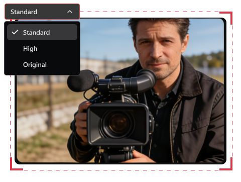 Flexible Recording Quality