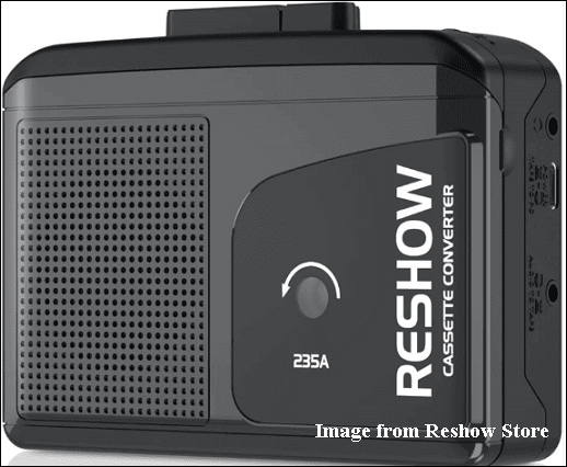 The product image of Reshow Cassette Tape Player with text saying image from Reshow Store.