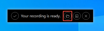 A small banner of Webex with the folder icon selected.