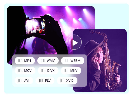 Unterstützung gängiger Videoformate