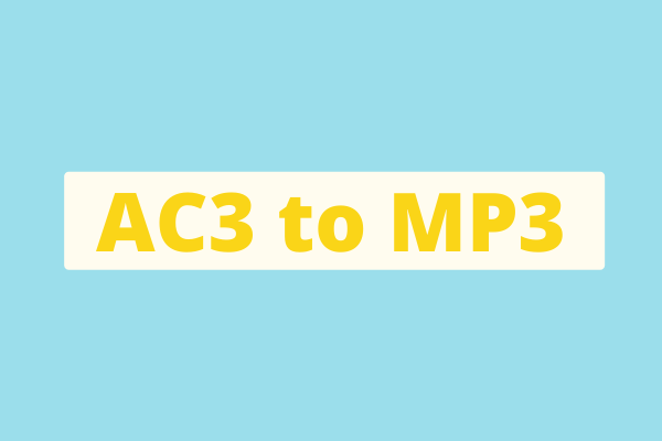 How to Convert AC3 to MP3 with Good Quality?