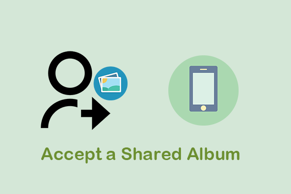 How to Accept a Shared Album on iPhone/iPad/iPod Touch?